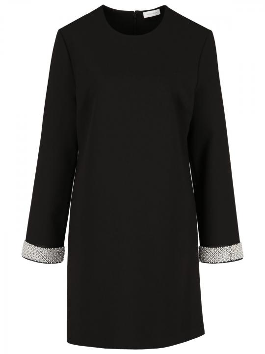 Rena Marx - Shiftkleid mit Perlenbesatz