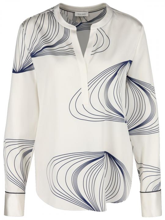 Rena Marx - Seidenbluse mit Print