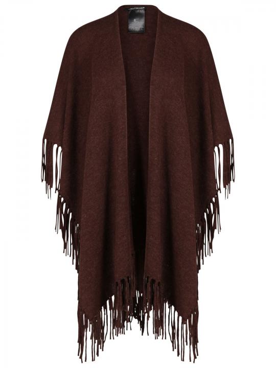 Luisa Cerano - Strickcape mit Fransen