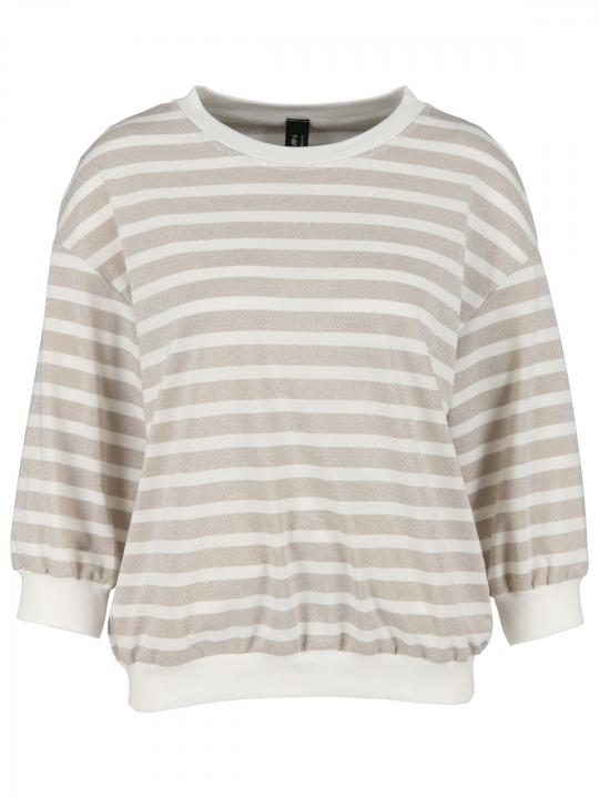 Marc Cain Sport - Shirt mit Lurex-Streifen
