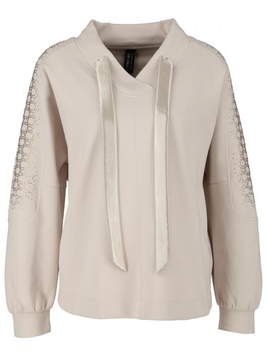 Marc Cain Sport - Oversize Sweatshirt mit Straßsteinen
