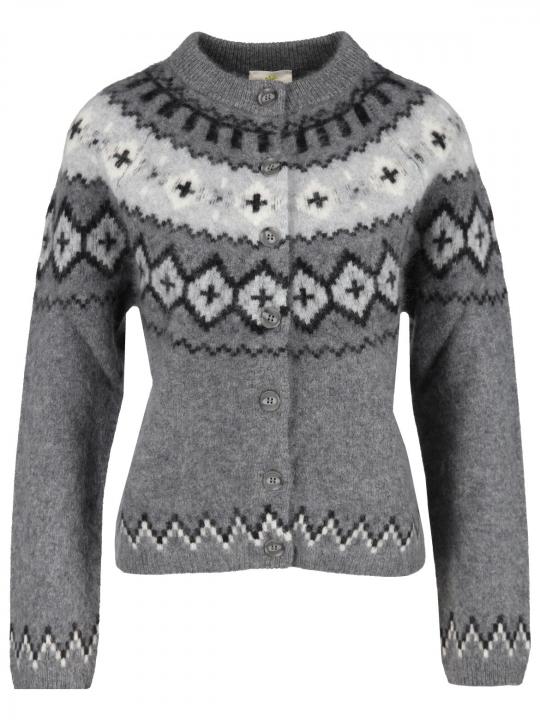 Princess - Cardigan mit Norweger-Muster