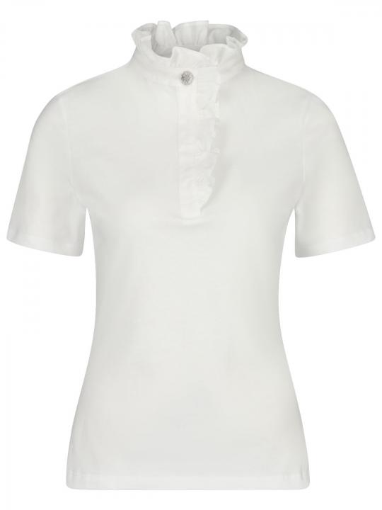 Rich & Royal - T-Shirt mit Rüschenkragen