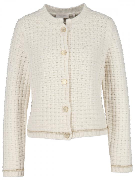 Rich & Royal - Strickjacke mit Schmuckknöpfen