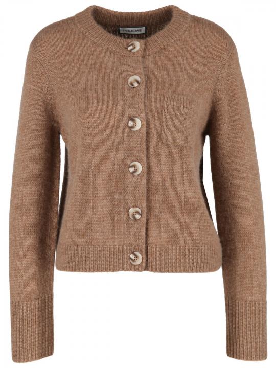 Insieme - Strickjacke mit Seide und Kaschmir