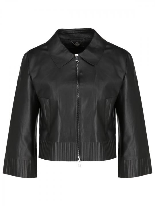 Marc Cain - Lederjacke mit Umlegekragen