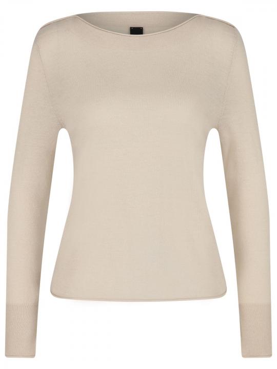 Marc Cain - Feinstrickpullover mit Glanzgarn