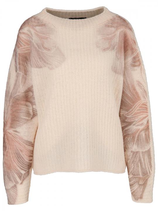 Marc Cain - Pullover mit floralen Details