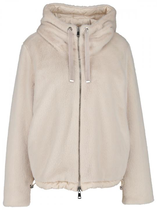 White Label - Webpelzjacke mit Wendefunktion