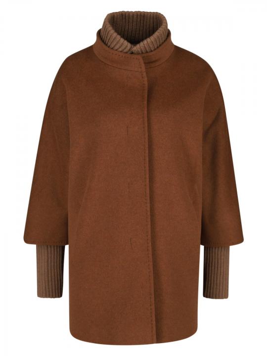 Cinzia Rocca - Wolljacke mit Strickbündchen
