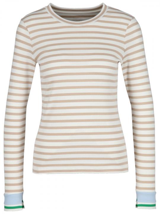 Marc Cain Sport - Langarmshirt aus Feinripp-Jersey