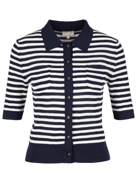 Hearts&More - Strickjacke mit Streifen
