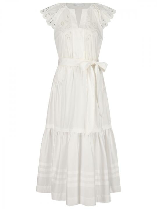 Claire Luise - Midikleid mit Lochspitze