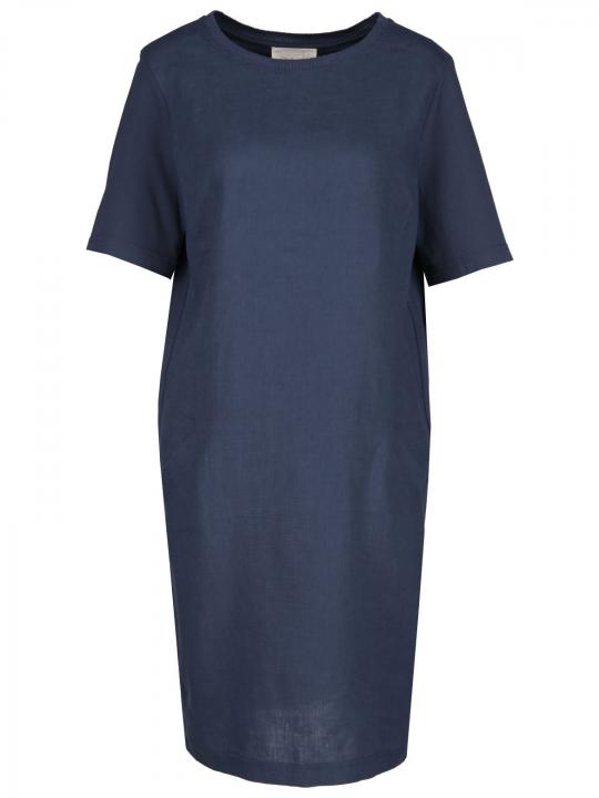 oui - Shiftkleid mit Leinenfront