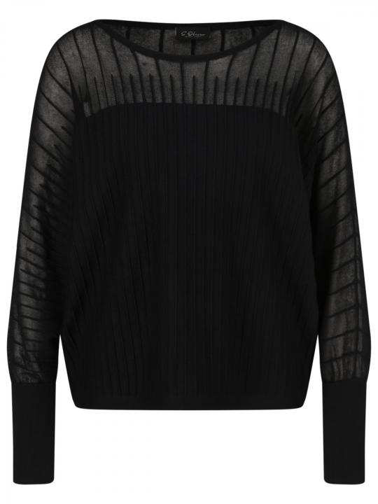 S.Oliver Black L. - Pullover mit Strickmuster