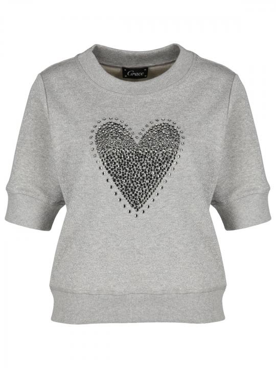 Grace - Sweatshirt mit Strassbesatz