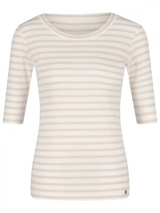 Marc Cain - Rippshirt mit Ringelmuster