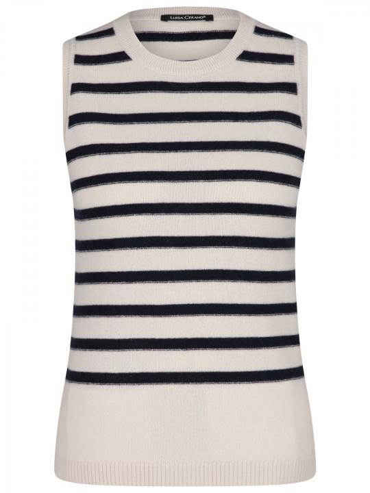 Luisa Cerano - Stricktop mit Streifenmuster