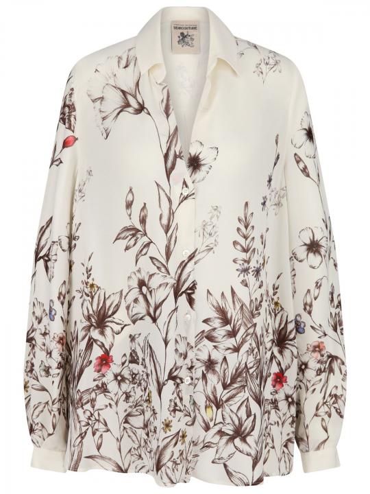 Semicouture - Bluse mit Blumendruck