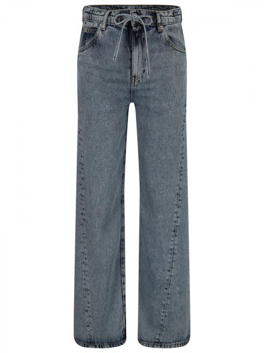 Semicouture - Wide Leg Jeans mit Tunnelzug