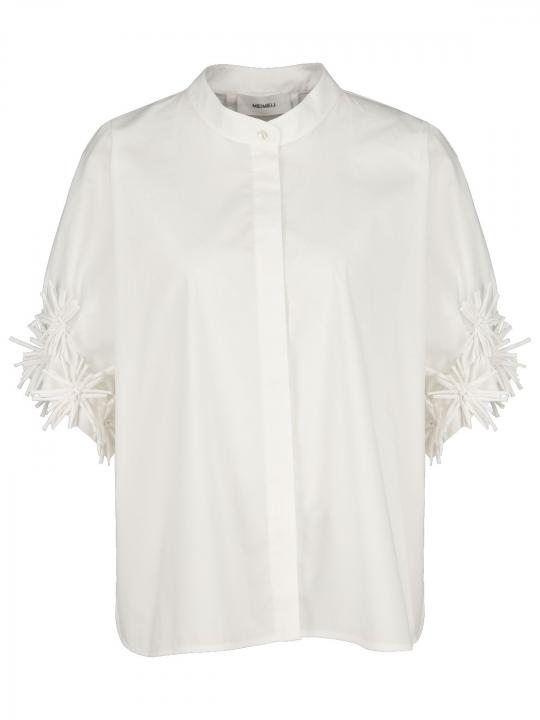 Meimeij - Bluse mit Applikation