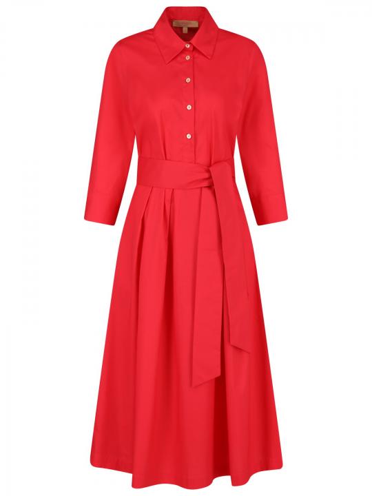 La Camicia - Hemdblusenkleid mit Bindegürtel