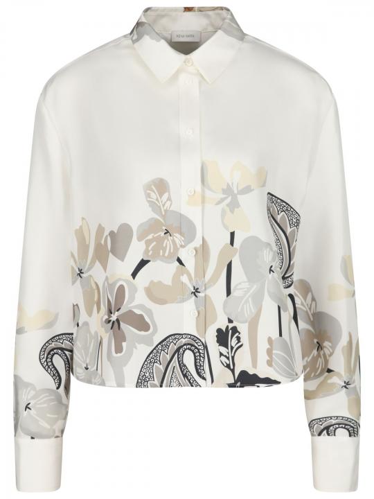 Rena Marx - Seidenbluse mit Blumenprint