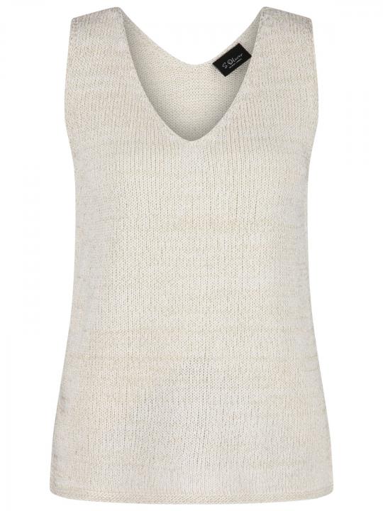 S.Oliver Black L. - Stricktop mit Glanzgarn
