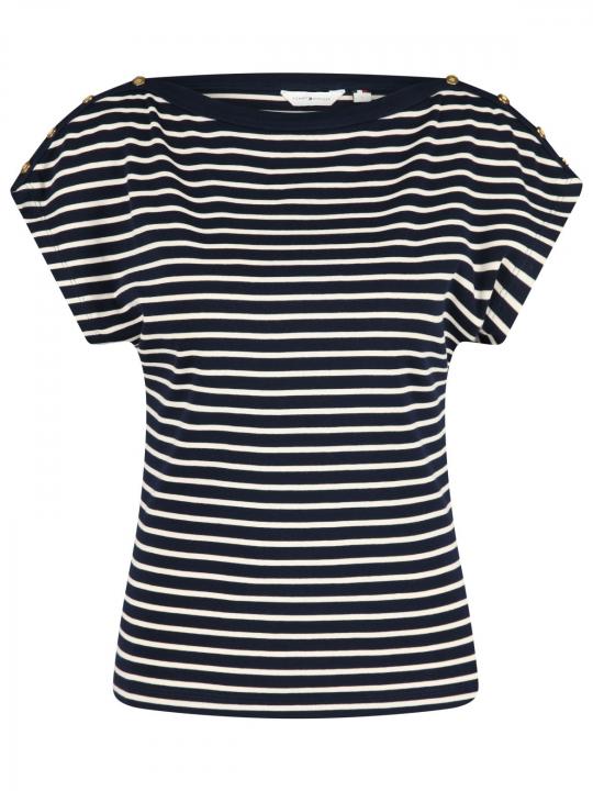 Tommy Hilfiger - Shirt mit Schmuckknöpfen
