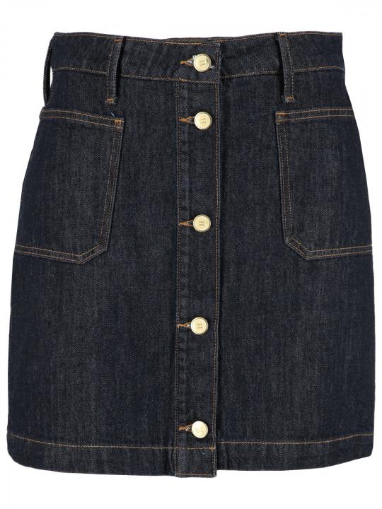Tommy Hilfiger - Jeansrock mit Knöpfen