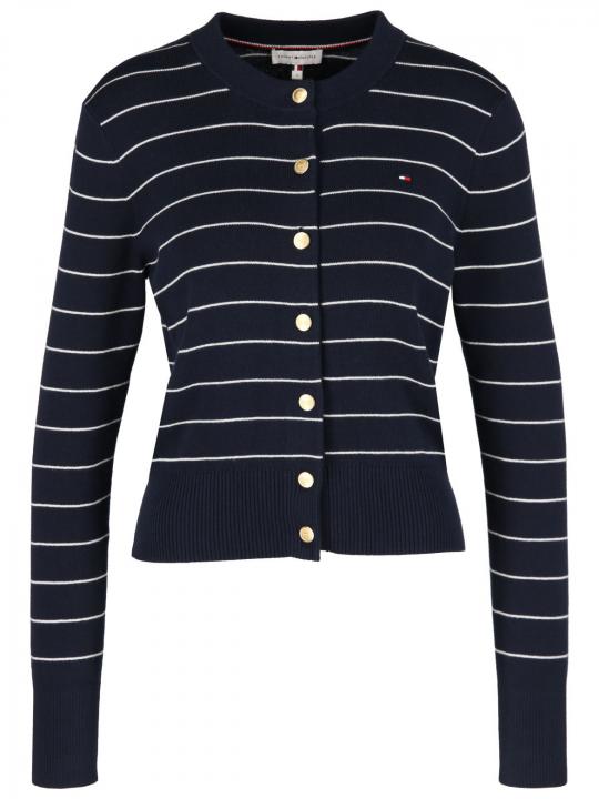 Tommy Hilfiger - Strickjacke mit Streifen