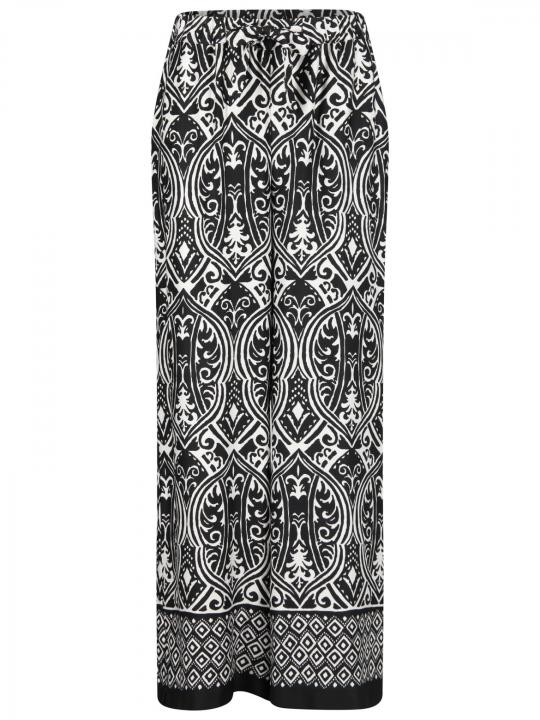 Monari - Wide Leg Hose mit Print
