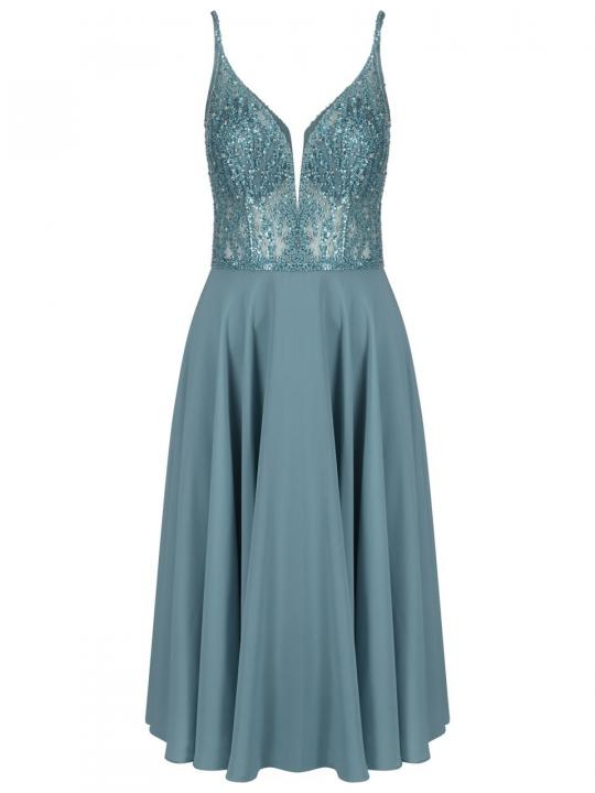 Swing - Cocktailkleid mit Schmucktop