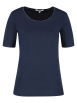 Donnell - T-Shirt mit Satinkante