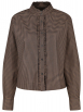 Rossana Diva - Stehkragenbluse mit Vichymuster