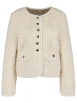White Label - Kastenjacke aus Webpelz