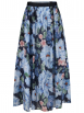 oui - Midirock mit Blumenprint