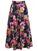 Rena Marx - Maxirock mit Blumenprint