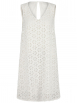 120% Lino - Shiftkleid mit Broderie Anglaise