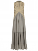 Greek Archaic Kori - Maxikleid mit Stickerei