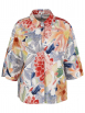 Rena Marx - Hemdbluse mit Blumenprint