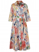 Rena Marx - Hemdblusenkleid mit Print