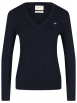 Gant - Pullover mit Zopfmuster