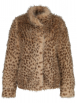 Rich &amp; Royal - Webpelzjacke mit Leoprint