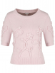 Hearts&amp;More - Pullover mit Blumenapplikation