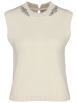 Semicouture - Stricktop mit Schmuckbesatz