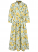 Oui - Hemdblusenkleid mit Print