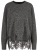 Icona - Pullover mit Spitzendetail