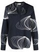 Rena Marx - Seidenbluse mit Print