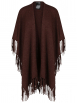 Luisa Cerano - Strickcape mit Fransen